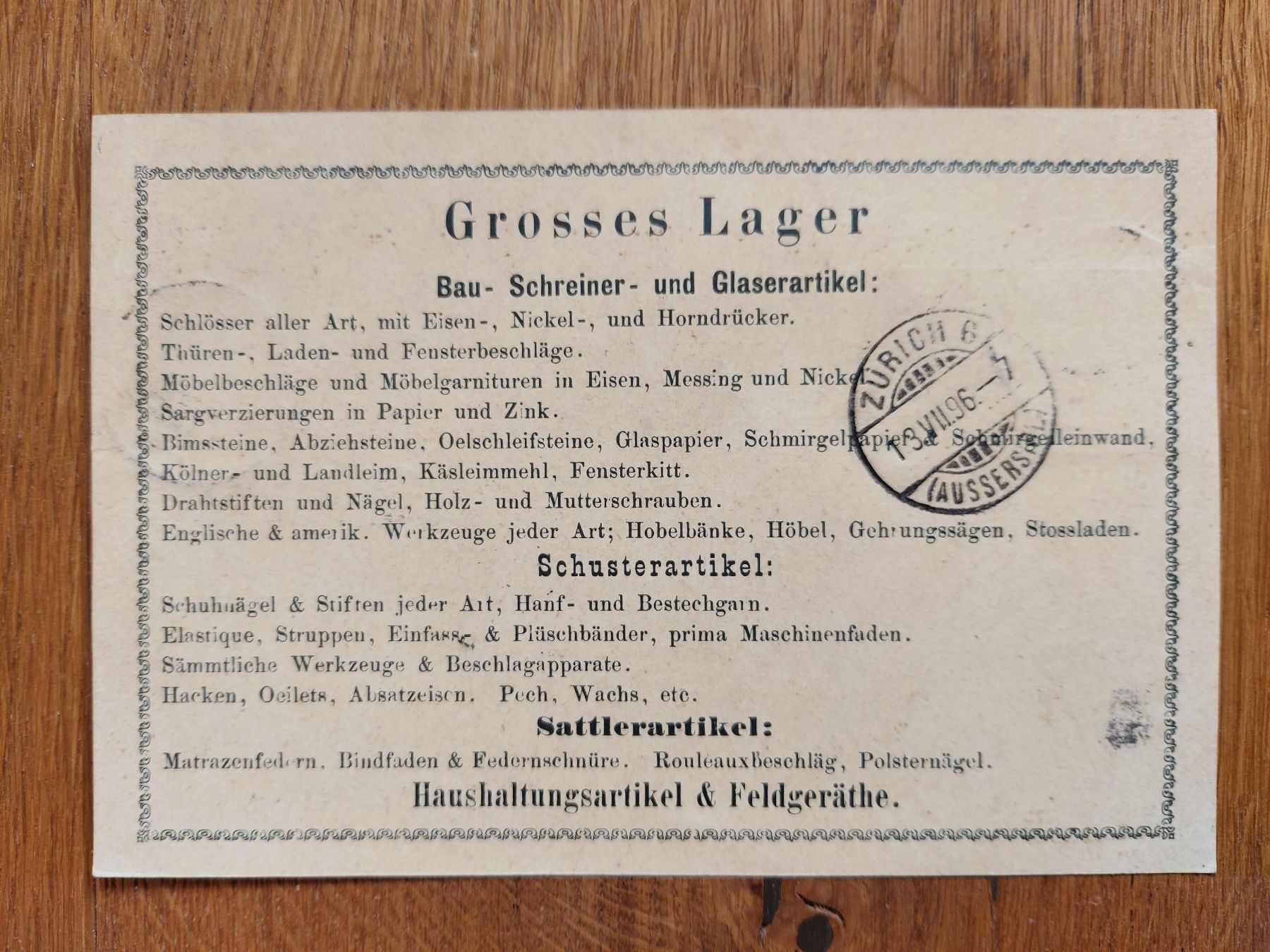 Documenti: Karte Oberuzwyl 1896 – Usato da Speicherschwendi venduto da Mountain010 1