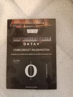Guthaben-Karte 3 Monate Musik-Noten Abo Oktav