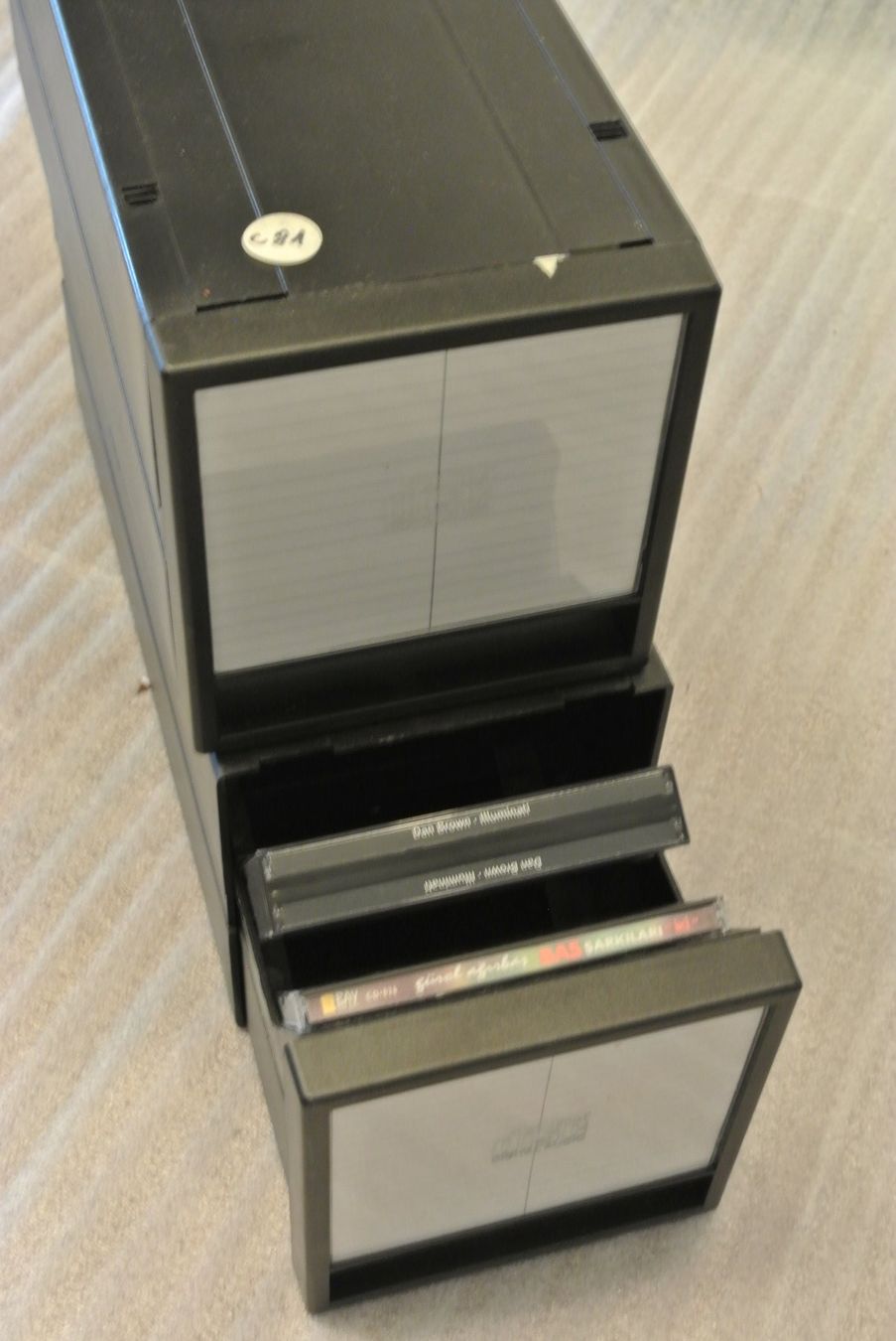 Musicassette: CD Kassettenboxen Schwarz 2 Stk. – Usato da Horgen venduto da Goros 3