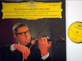 Mozart Violinkonzerte 2 & 3 Schneiderhan - LP GEWASCHEN