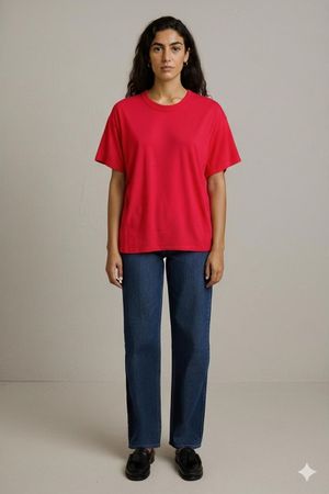 Russell Athletic rotes T-Shirt - Größe S