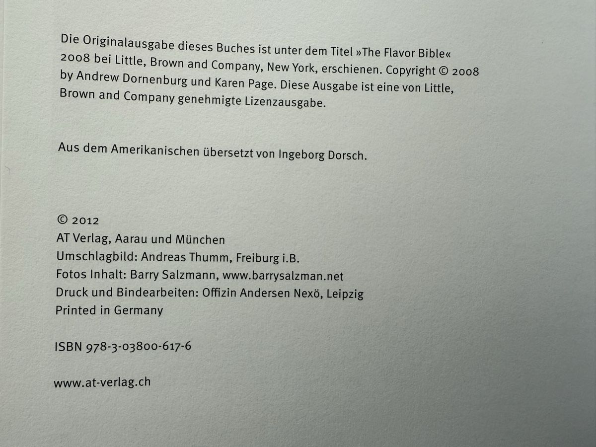 Libri: Das Lexikon der Aromen- und Geschmackskombinationen! – Nuovo (secondo la descrizione) da Rotkreuz venduto da Herbsttraum 5