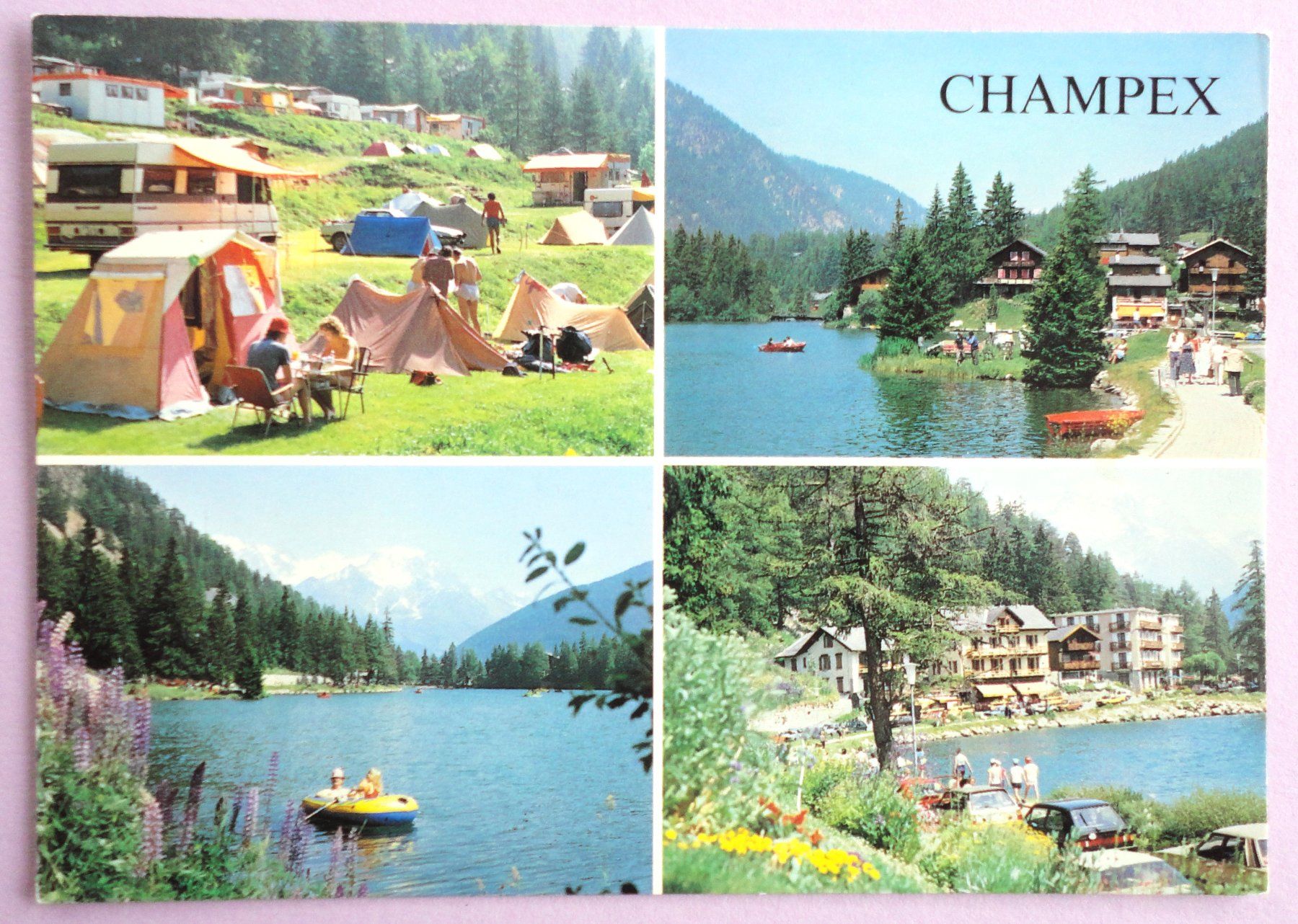 Cartoline postali: Champex-Lac, alt. 1466 m – Usato da Fétigny venduto da Billy2miny