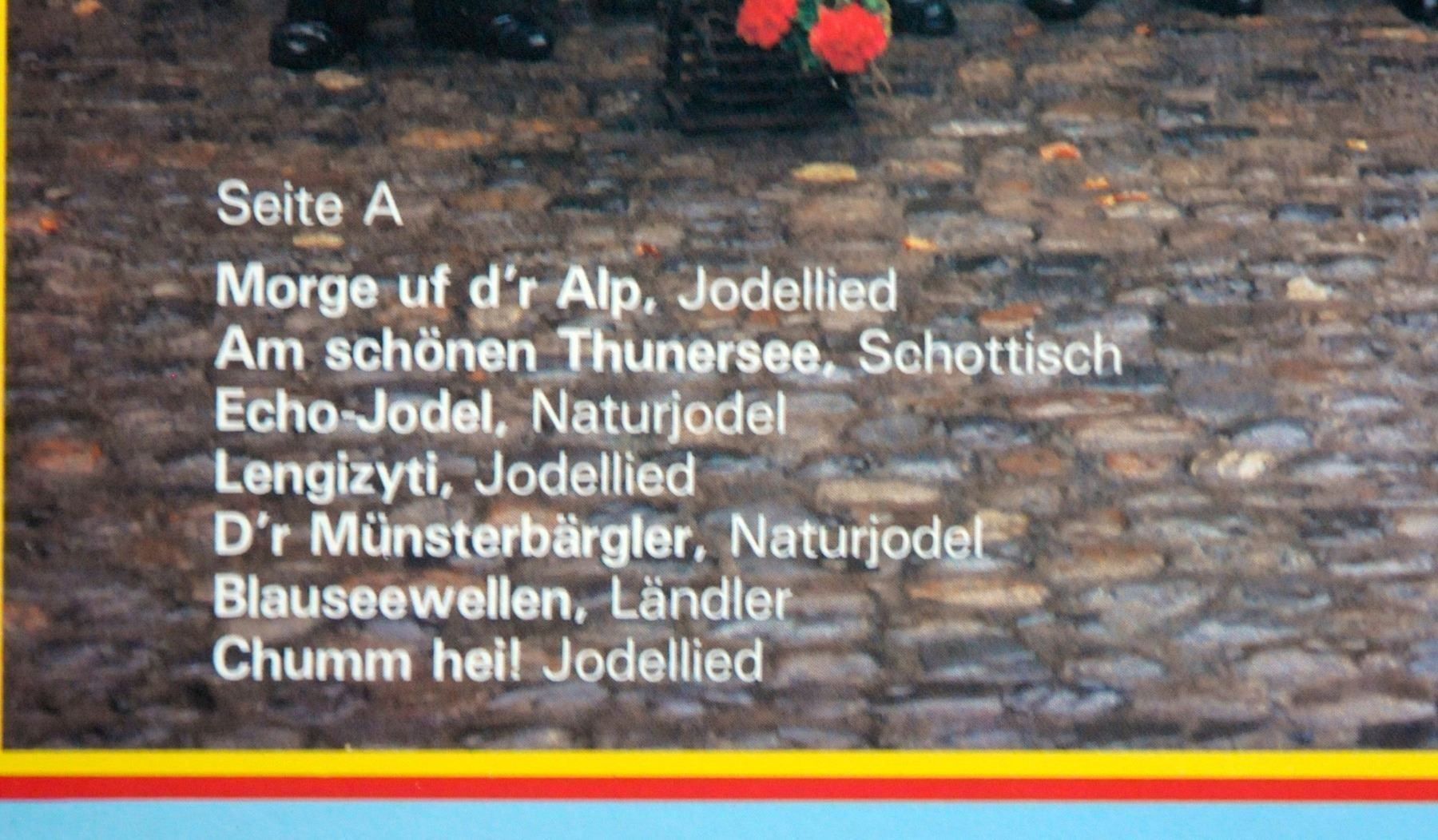Dischi in vinile: ECHO VOM BLAUSEE BÄRGFRÜNDE THUN "SUMMERTAG" LP GEWASCHEN – Usato da Unterseen venduto da vinylmore 3