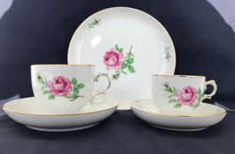 2 Tasses, 3 assiettes/ 2 Tassen, 3 Teller  Alt Fürstenberg