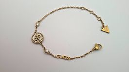 Armband Guess goldfarben mit Steinen