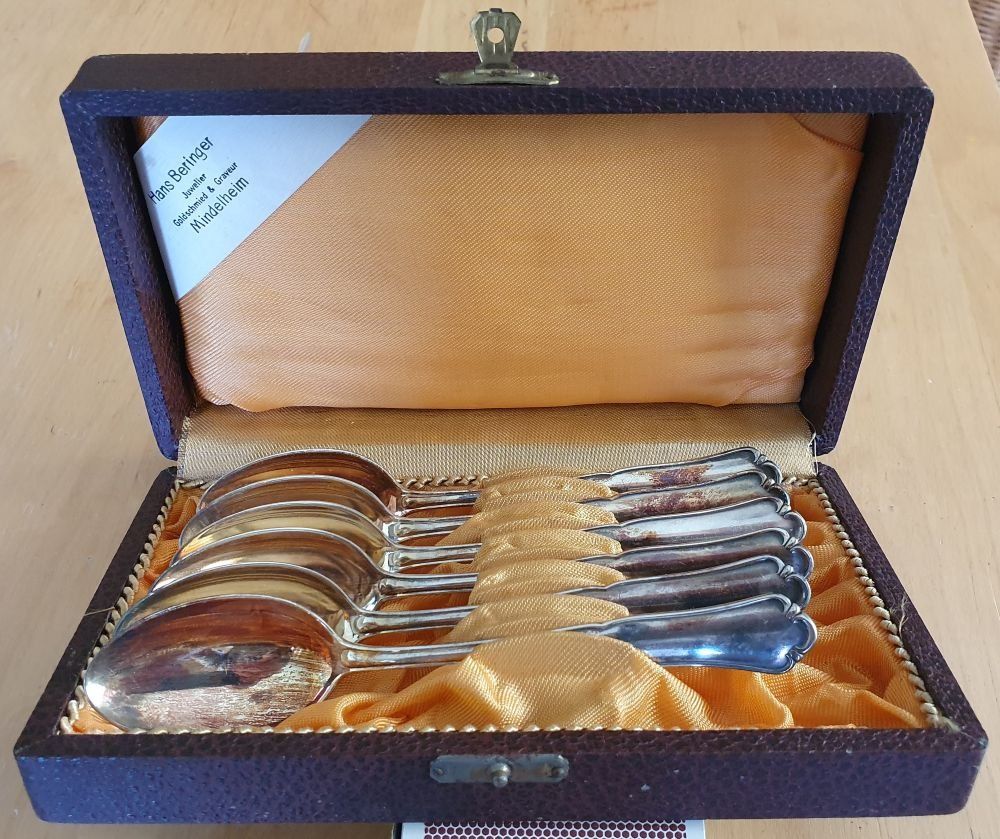 Löffel: Schönes Set mit 6 Silberlöffeln – Neu (gemäss Beschreibung) aus Steffisburg von chloeisli