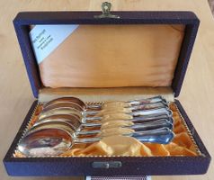Schönes Set mit 6 Silberlöffeln