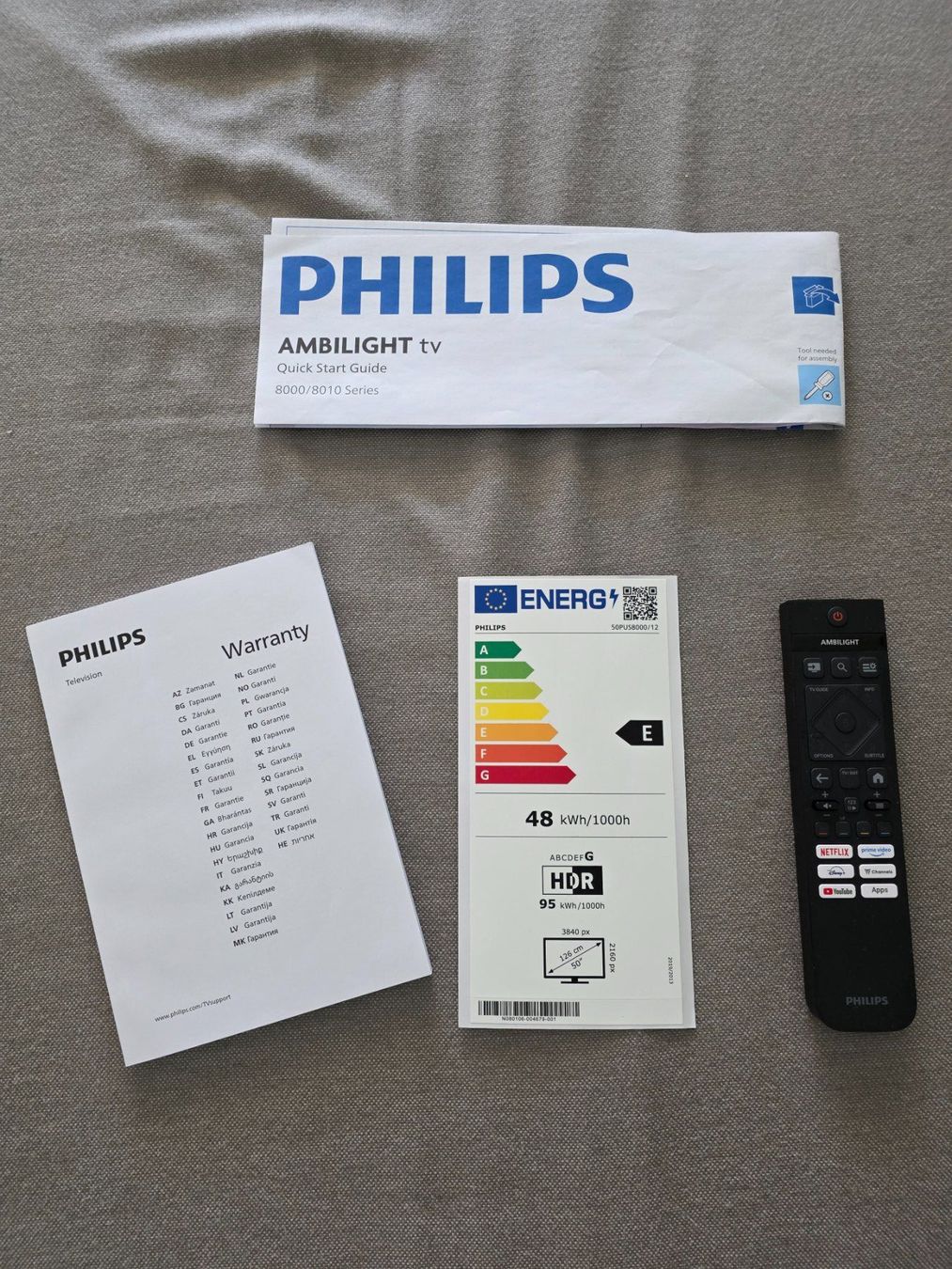 Philips Televisori: TV Phillips 50" 4K mit Ambilight – Nuovo (secondo la descrizione) da Hildisrieden venduto da FamilieSteinmann 5