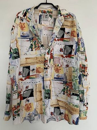Oversized-Herrenhemd