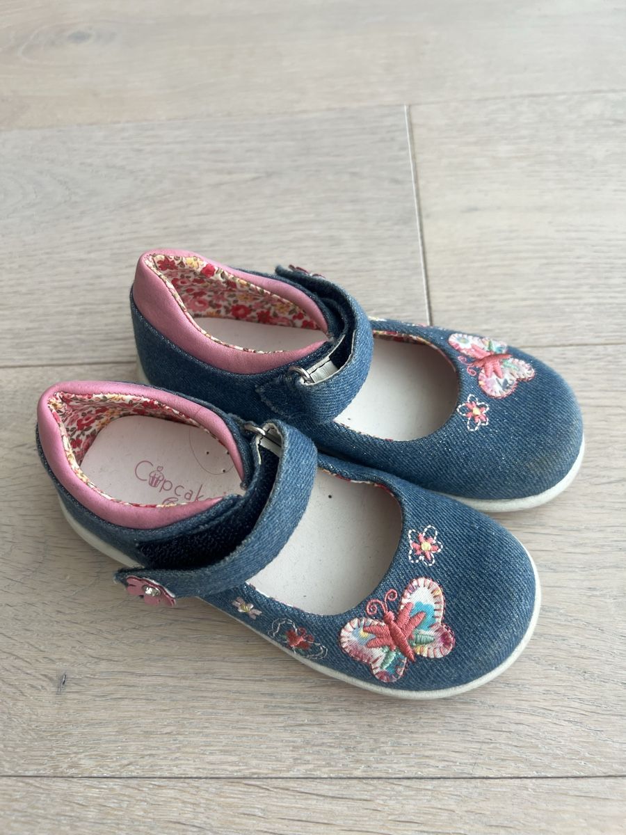 Scarpe per ragazze: Cupcake Denim Butterfly Schuhe - Gr..25 – Nuovo (secondo la descrizione) da Frick venduto da bla_zt9f 1