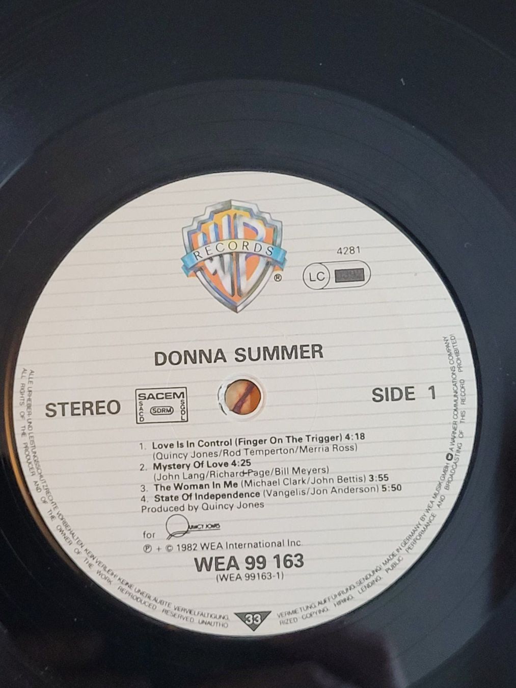 Dischi in vinile: Donna Summer - Vinyle 33T - Année 80 – Usato da La Chaux-de-Fonds venduto da reu_kx5l 3