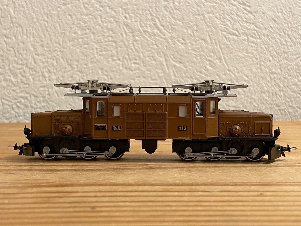 Bemo Ge 6/6 I 413 Krokodil in gutem Zustand 3