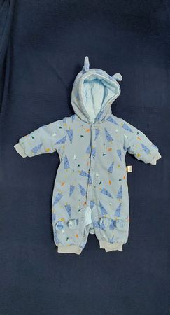Baby Winter-Overall mit Kapuze