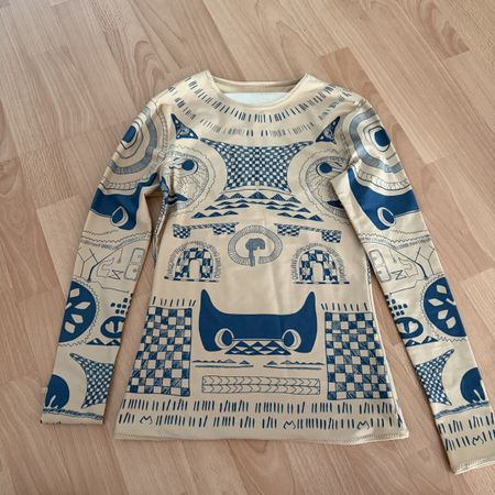  Maison Margiela H&M Tatoo Mesh Top