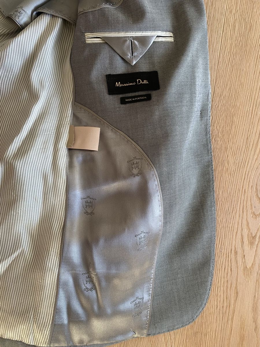 Massimo Dutti Giacche: Neueertiger Massimo Dutti Blazer, Grau, Grösse 36 – Nuovo (secondo la descrizione) da Winkel venduto da Flyhy2020 5
