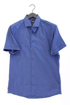 Olymp Kurzarmhemd Gr. Hemdgröße 41 blau