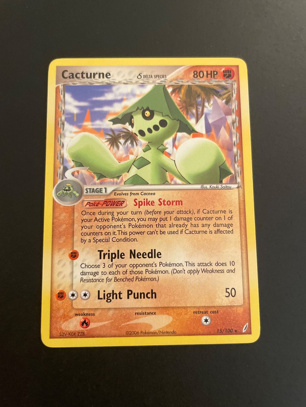 Pokémon Sammelbilder & Trading cards: Cacturne - 15/100 - EX Crystal Guardians – Gebraucht aus Zürich von pokemon_cards