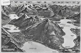 Rigi-Panorama Relief