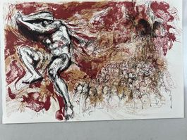 Pierre Parsus (1921-2022) Lithographie GRÖSSE 48X32CM