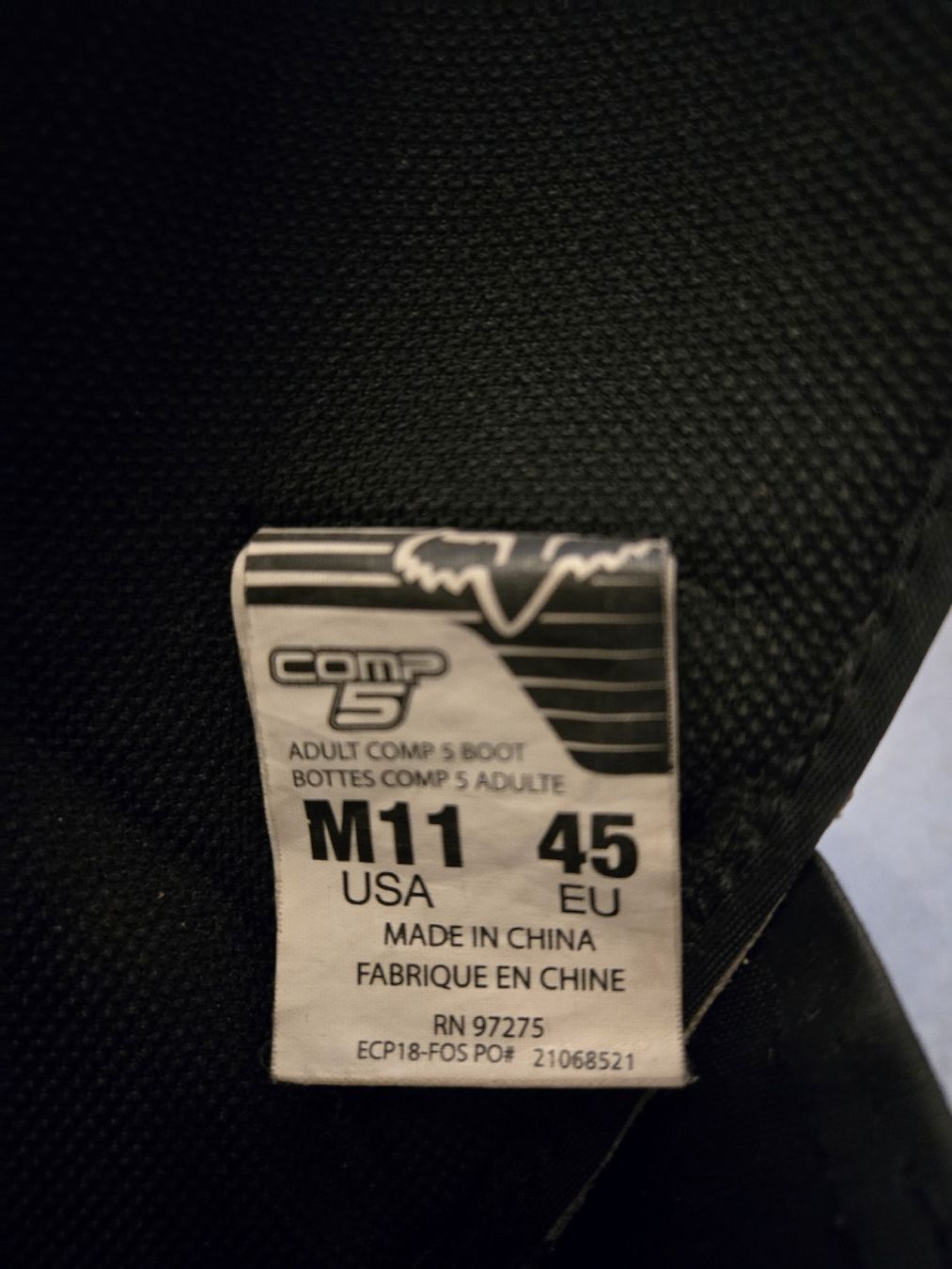 Fox Scarpe da uomo: FOX Motorradschuhe GR. 45 | Adult Comp 5 Boot – Usato da Schattenhalb venduto da vbd_kv9d 3
