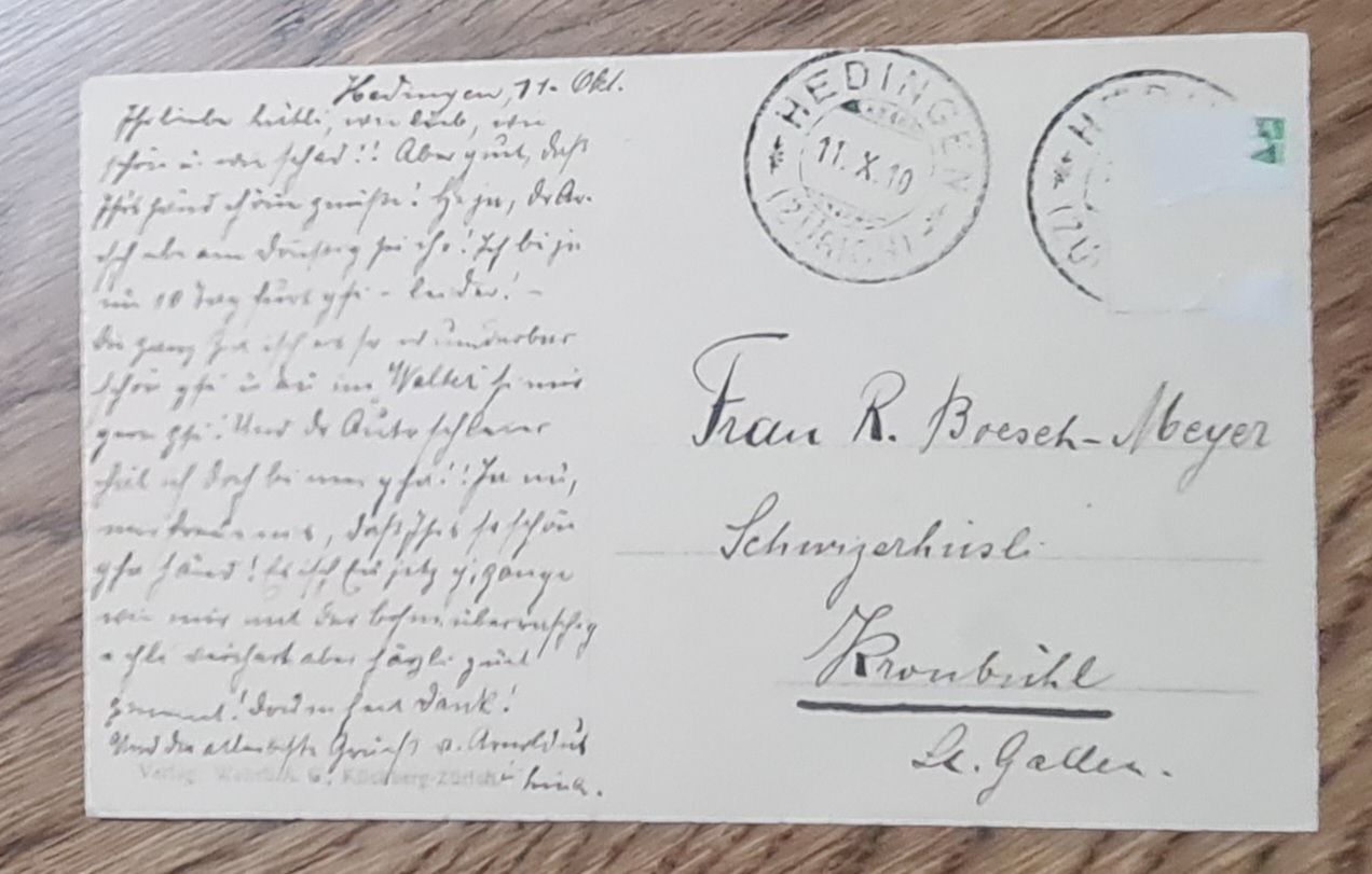 Cartoline postali: Castagnola Monte Salvatore 1910 – Usato da Ebikon venduto da Donar50 1