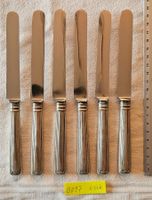 Tafelsilber: 6 Stück Dessertmesser
