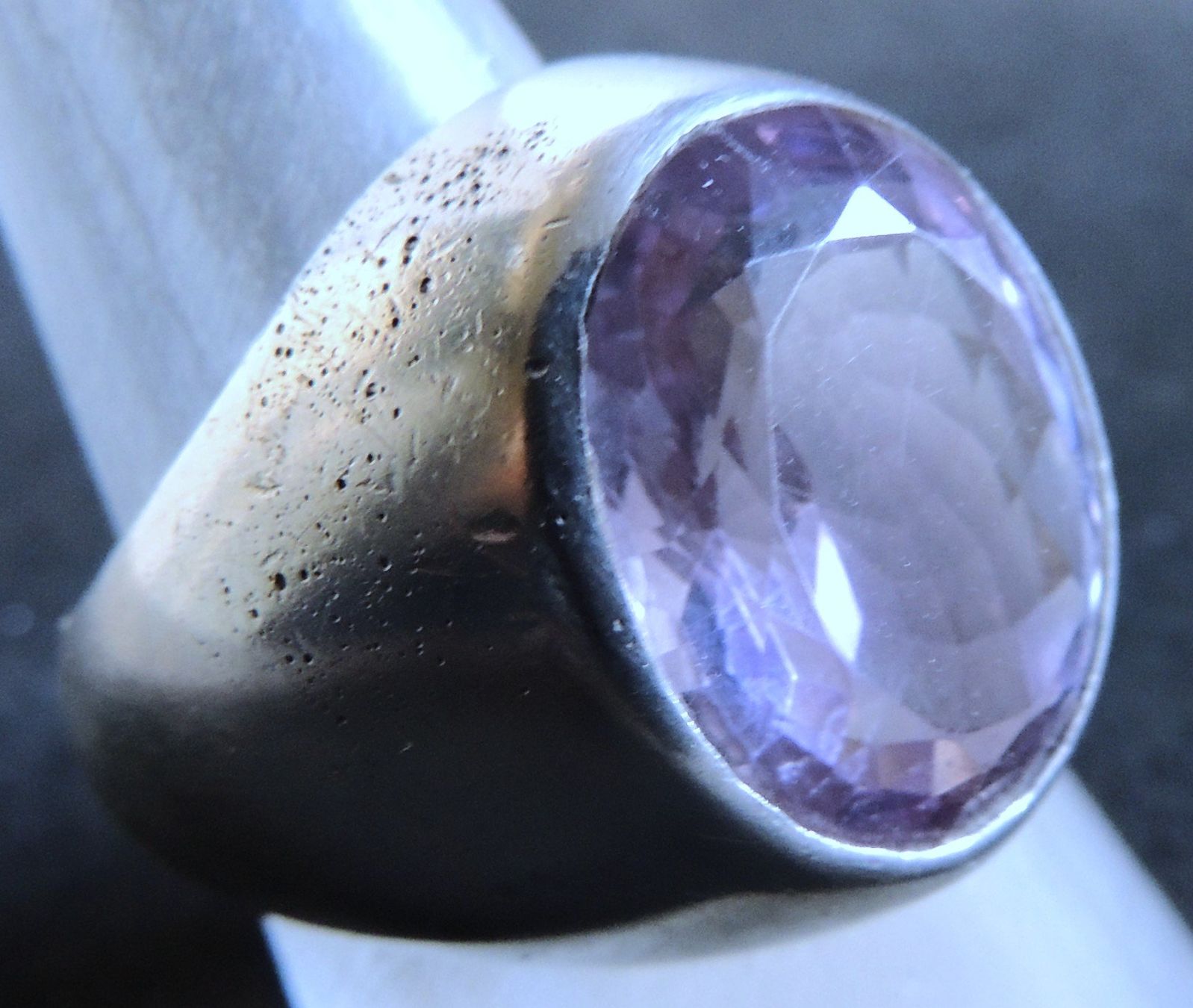 Anelli: Amethyst Silber 925 Fingerring Gr. 59 – Usato da Waldenburg venduto da schaller707