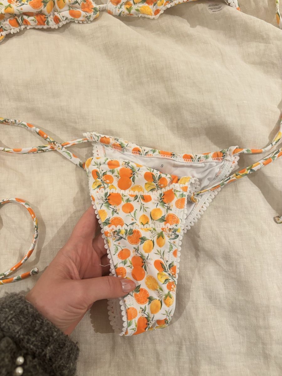 Costumi da bagno & Bikini: Haute Bikini  Orangenmuster, Grösse S – Nuovo e nell'imballaggio originale da lenzburg venduto da naemi30 2