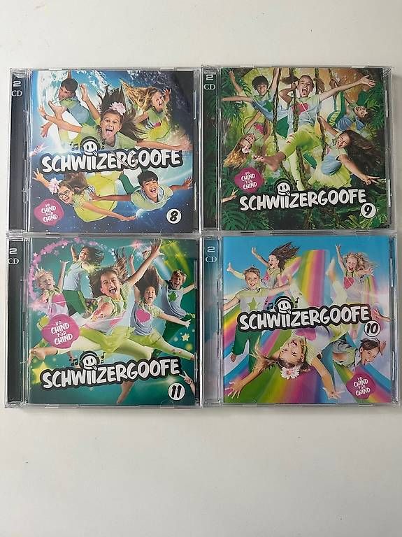 CD: 4 Doppel-CD's Schwiizergoofe 8,9,10,11 – Usato da Adlikon venduto da suermel2000