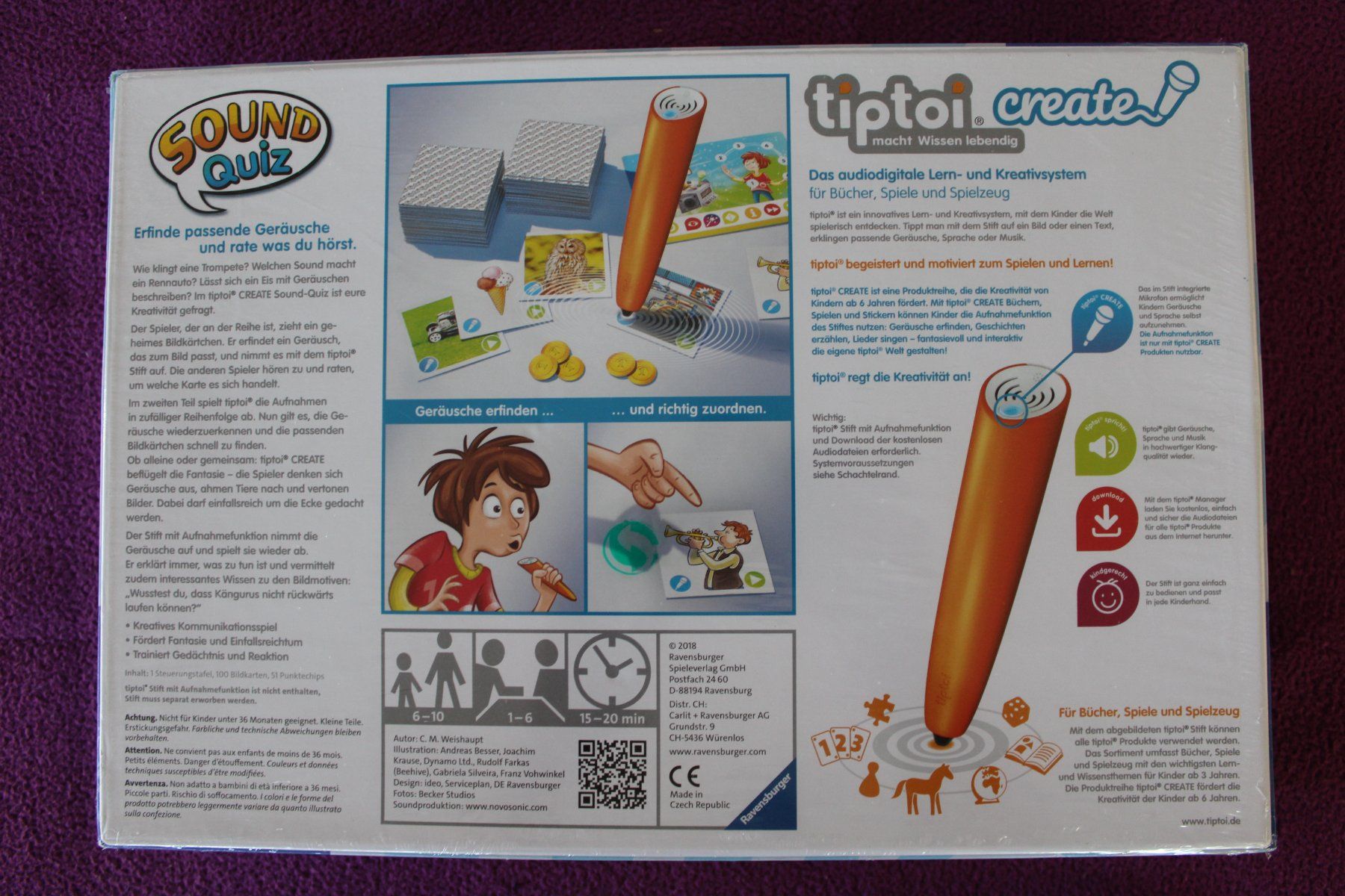 Ravensburger Spiele: tiptoi create Spiel - Sound Quiz NEU & OVP – Neu und originalverpackt aus Müllheim Dorf von Seeeule01 1