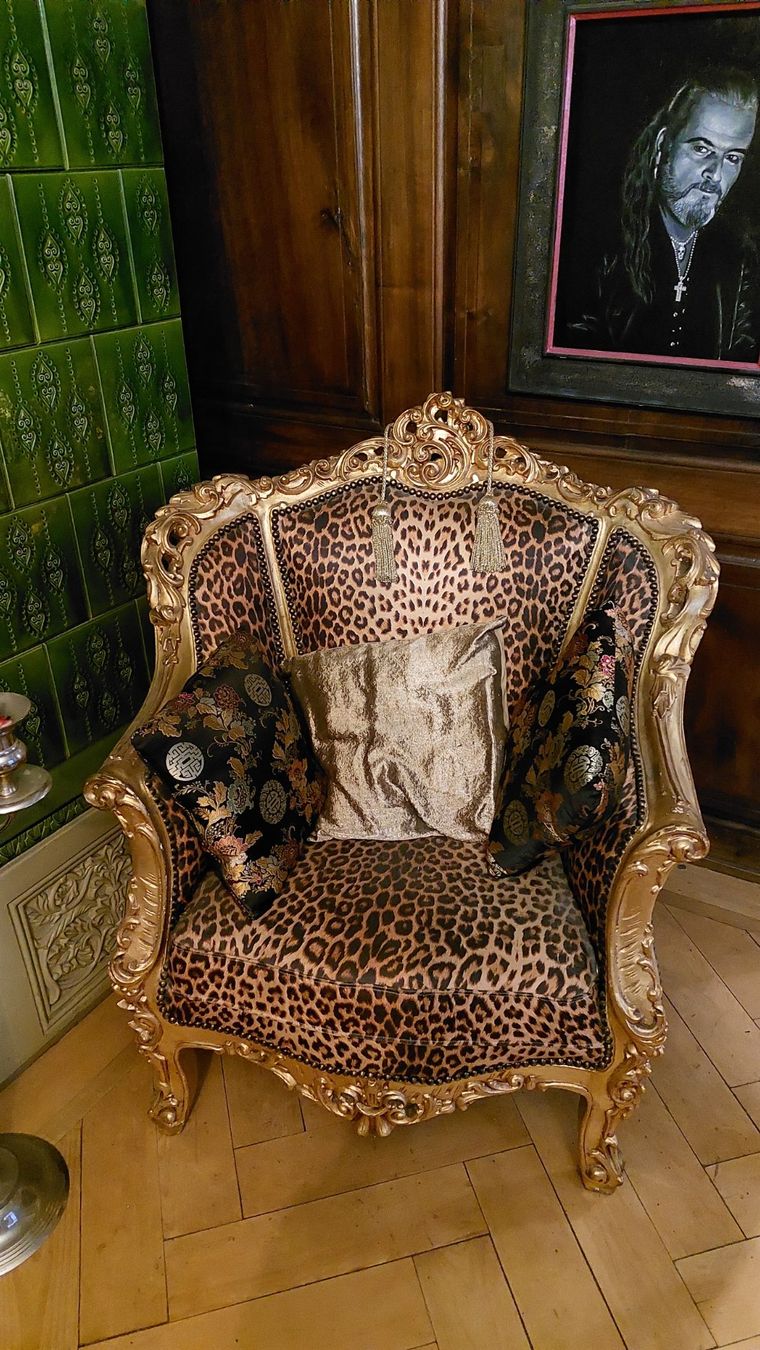 Poltrone: Barock Sessel Gold Leopardenmuster. – Nuovo (secondo la descrizione) da rafz venduto da harley1400