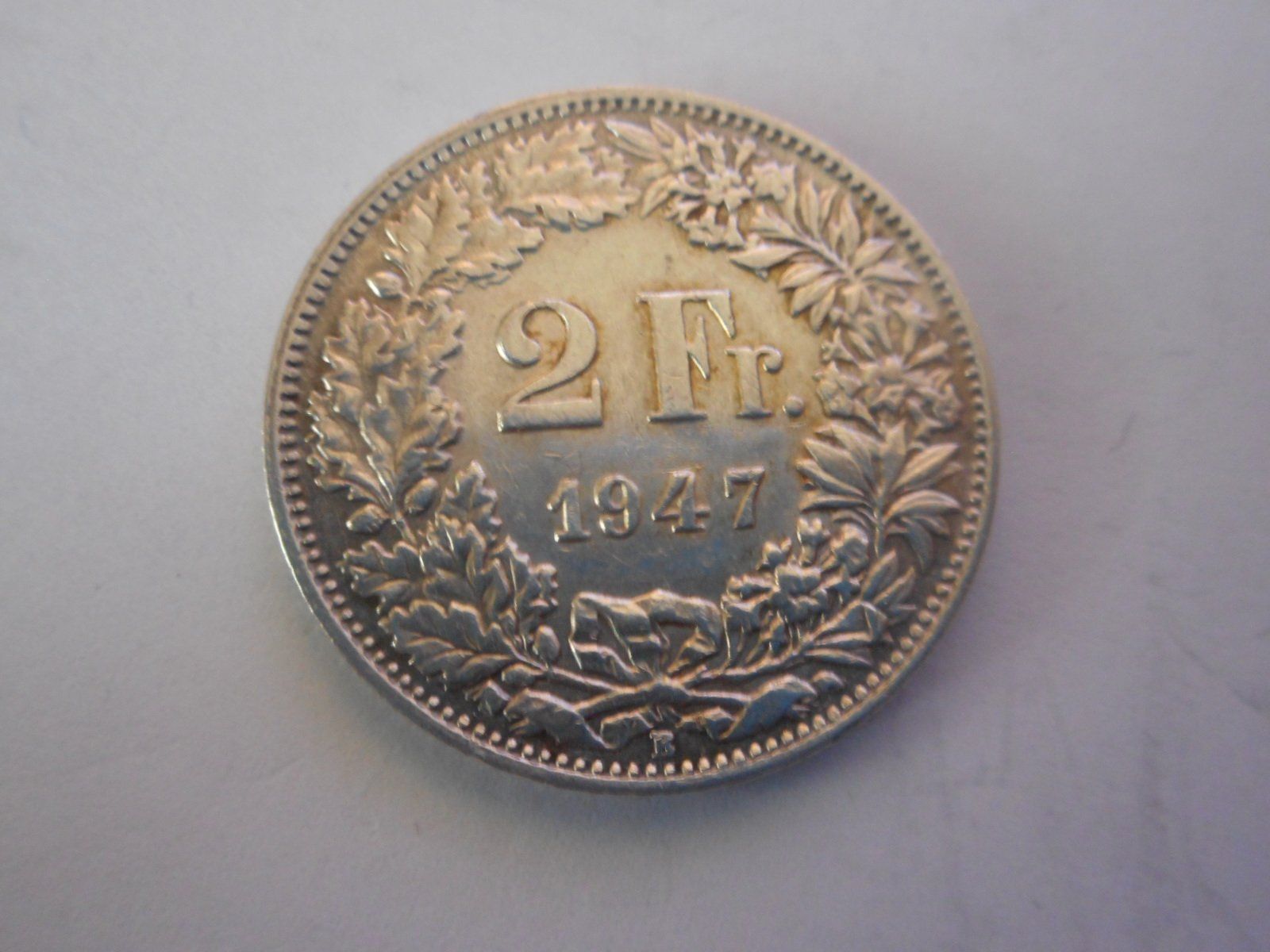 Alle Münzen: 2 Fr. 1947 silber – Gebraucht aus Kriegstetten von pizlad2010 1