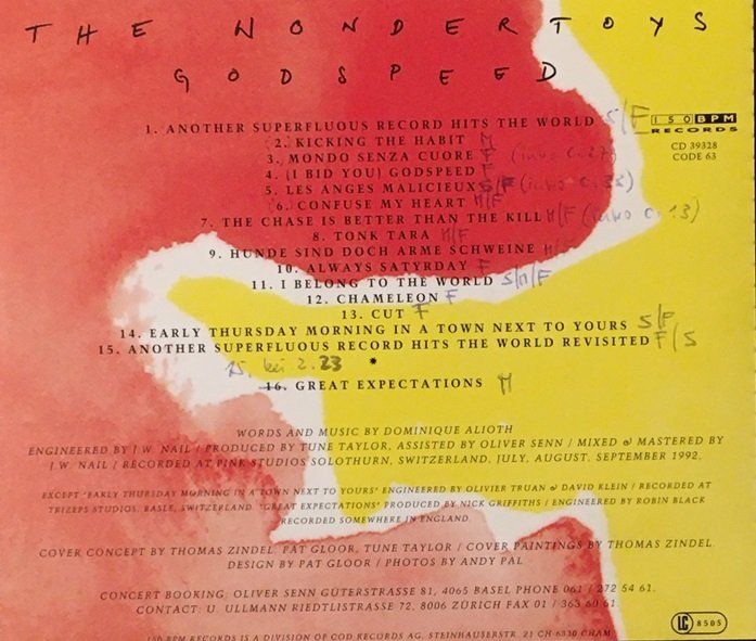 CD: The Wondertoys - Godspeed – Usato da Grüningen venduto da azulgris 1