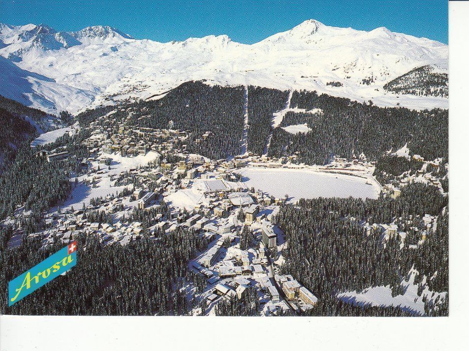 Cartoline postali: Arosa 1 um 1995 – Usato da Bürglen TG venduto da StampGraf