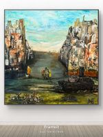 Oil Bild /Geschichte/Kunst Doks