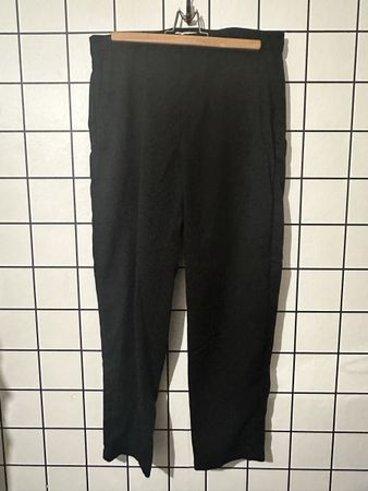 Weekday Cat Cropped Black Trousers, Size 46, Men's