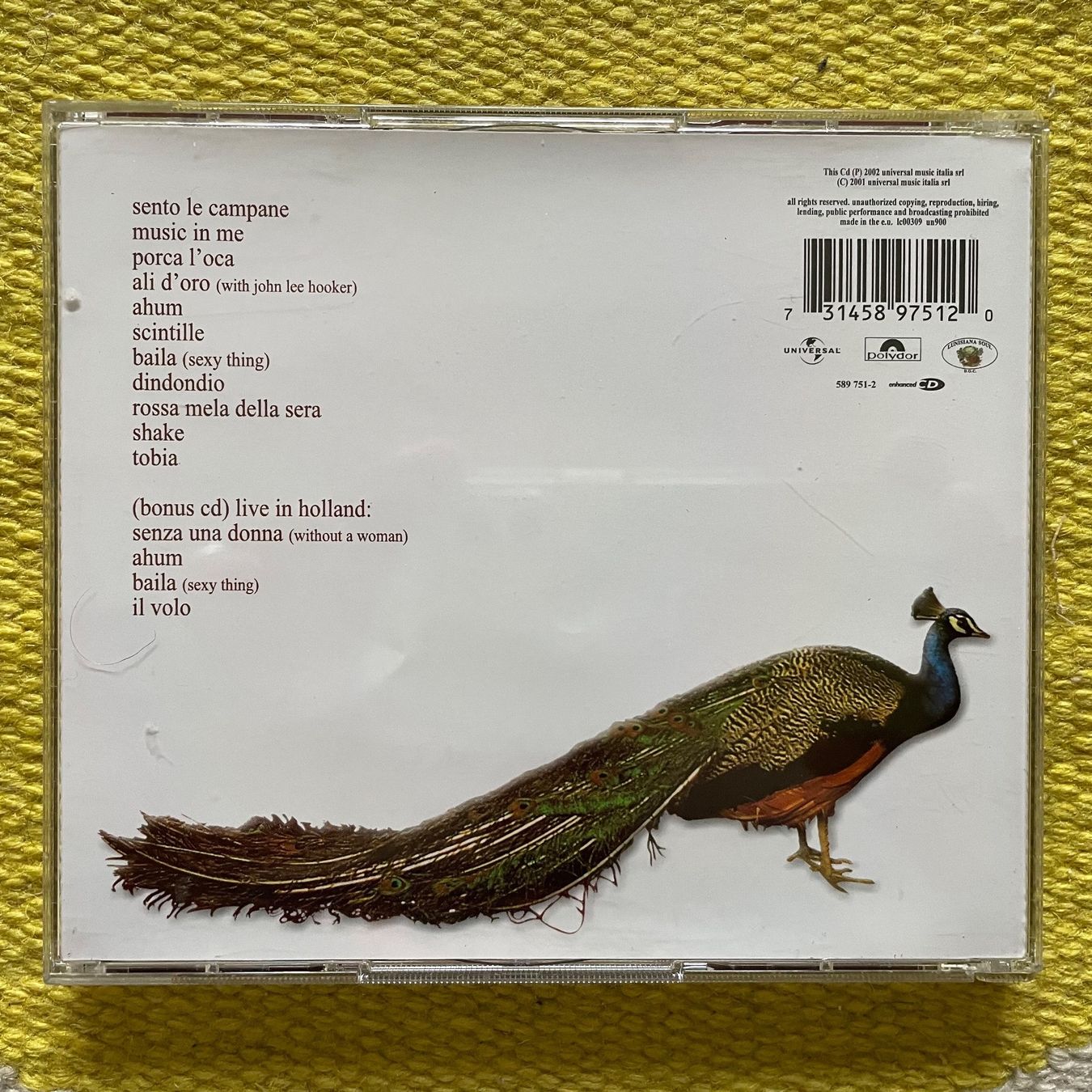 CD: ZUCCHERO-2CD SHAKE (SPEZIAL EDITION) – Usato da Rorschacherberg venduto da CD-Roli 1