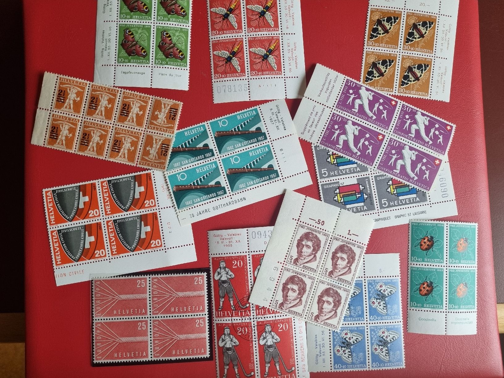 Alle Briefmarken: SAMMLUNG SCHWEIZ - BLÖCKE MEIST POSTFRISCH – Neu (gemäss Beschreibung) aus Heimenschwand von rog_p7h9