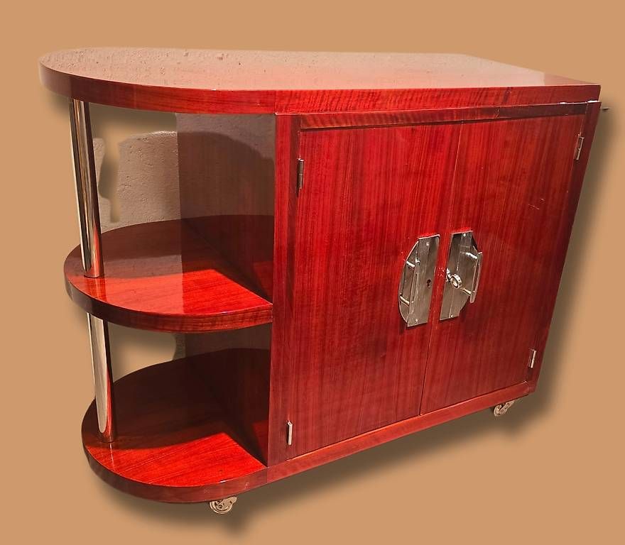 Skulpturen & Statuen: Bar art deco palissandre des indes  – Gebraucht aus Mollens VD von espritartdeco 3