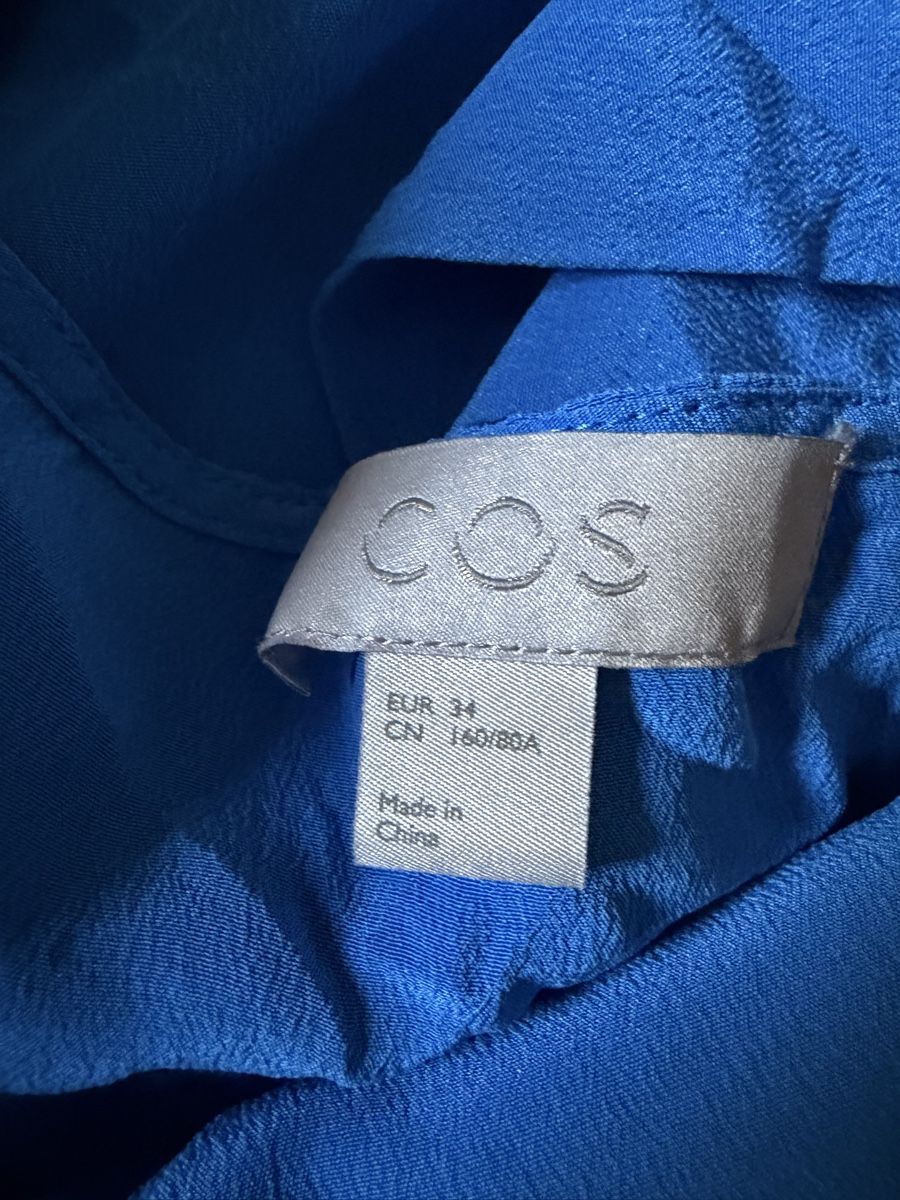 Cos Vestiti: COS Sommerkleid blau Gr. 34 - Seide – Usato da basel venduto da j_4056 1