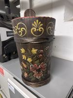 Bemalter Holz Schirmständer 