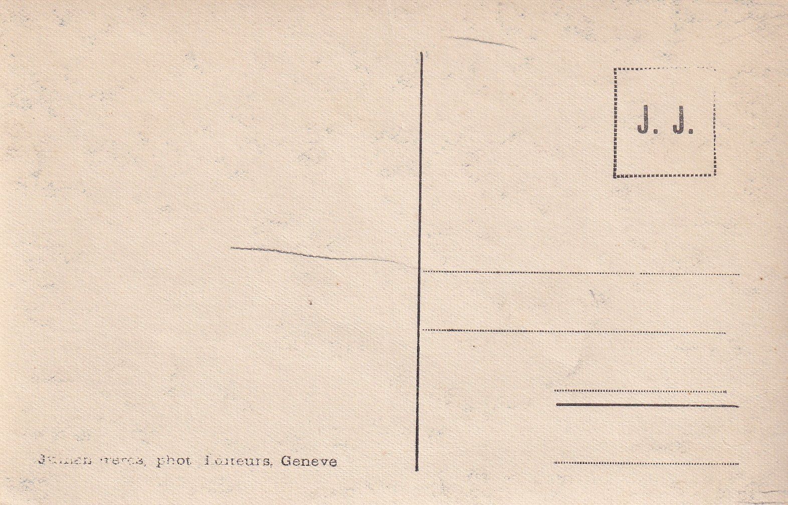 Cartoline postali: Genève - Jonction du Rhône /bc – Usato da Hombrechtikon venduto da Rudolf07 1