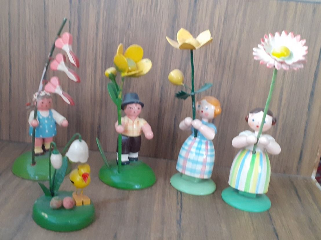 Figuren: Erzgebirge Blumenkinder Lot – Gebraucht aus Mörschwil von wunderkiste44 2