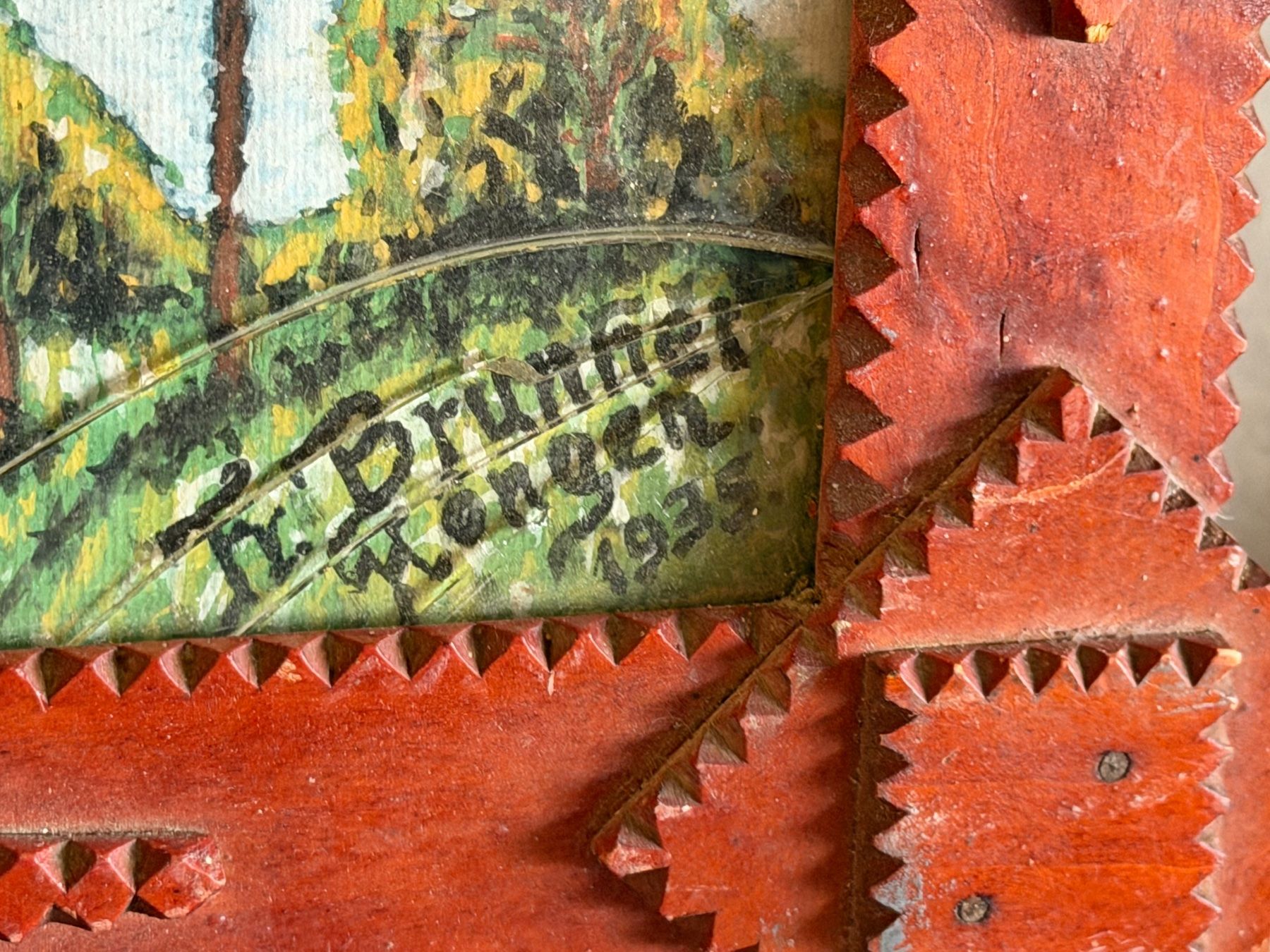 Dipinti: FRITZ BRUNNER Original Gemälde – Usato da Basel venduto da PAUL_ART 4