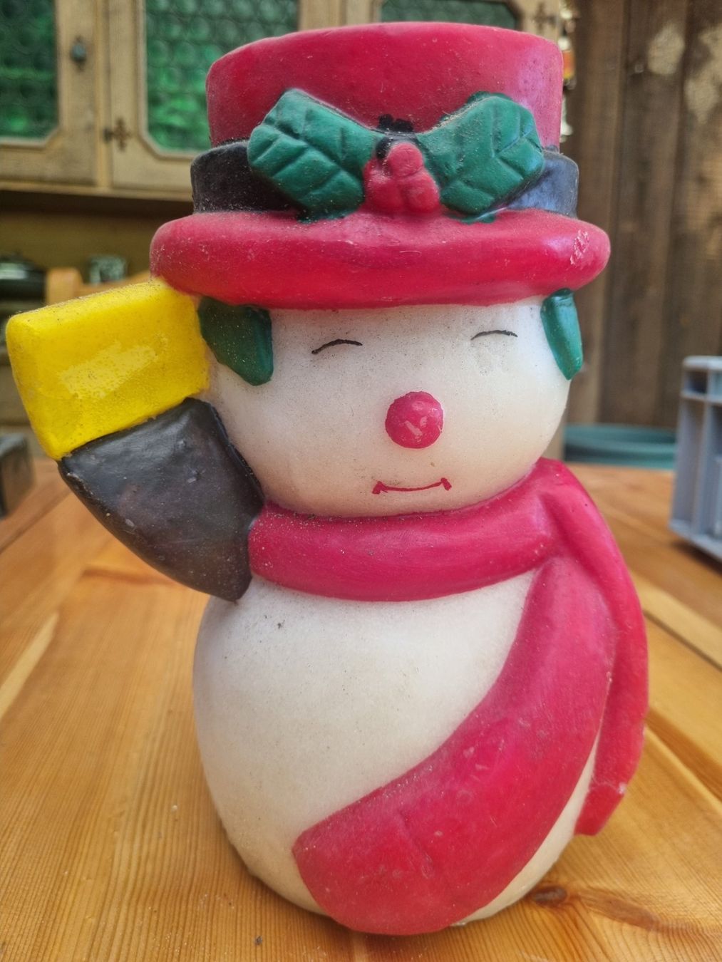 Tutte le decorazioni: Bougie bonhomme de neige – Usato da Saicourt venduto da FWNC