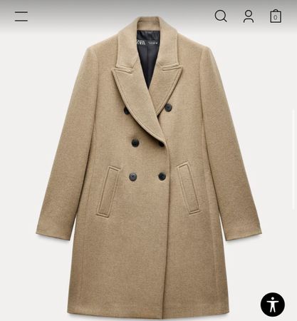 Zara Mantel mit Etikett