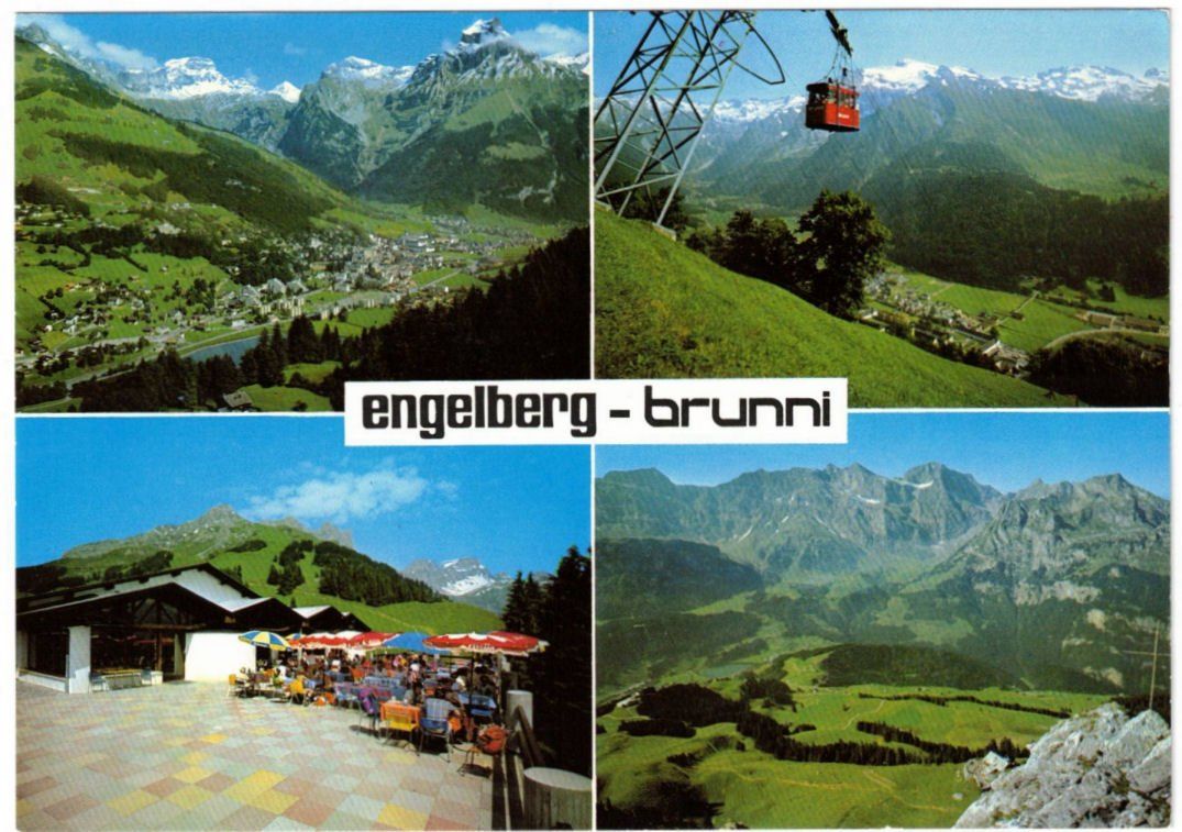Cartes postales: Engelberg - 4 Bild AK Bruni – D'occasion à Binningen par Mountainrider