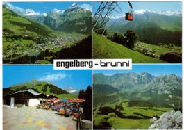 Engelberg - 4 Bild AK Bruni