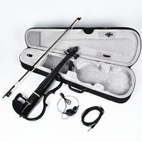 E-Violine Elektrische Geige 4/4 schwarz